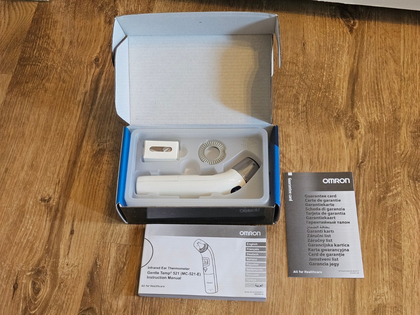 OMRON infrarood oorthermometer Z.G.A.N., Ophalen of Verzenden, Zo goed als nieuw, Overige typen