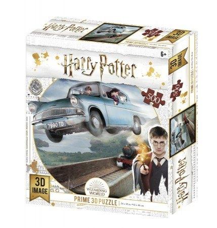 3D Image Puzzel: Harry Potter: Ford Anglia 500 stukjes, Ophalen of Verzenden, 500 t/m 1500 stukjes, Nieuw, Legpuzzel