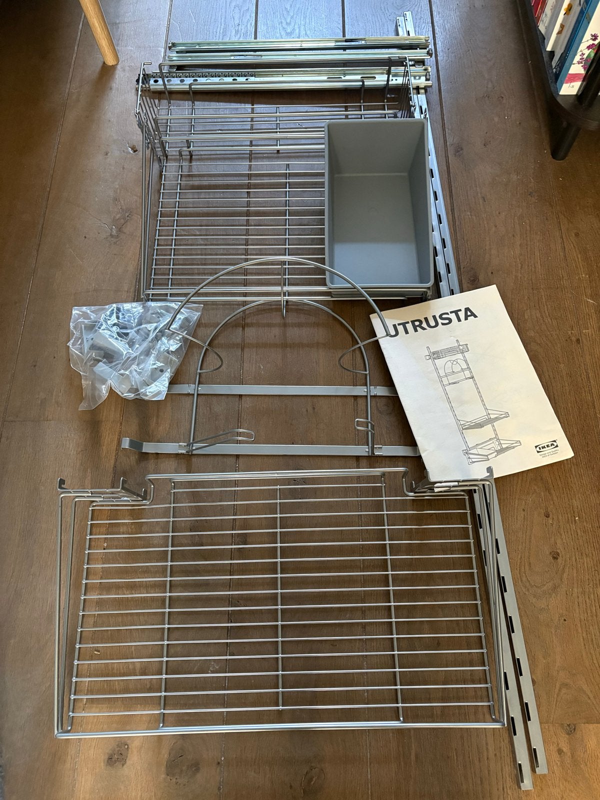 IKEA Utrusta uittrekbaar wandrek voor Metod keukenkast, Ophalen, Nieuw