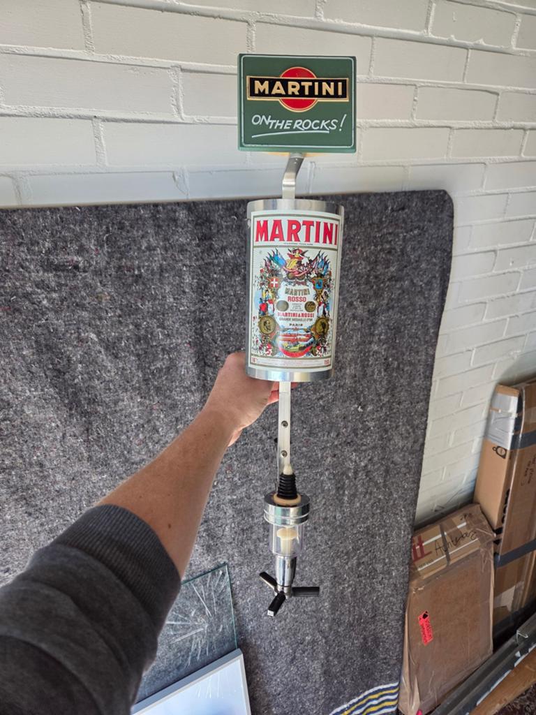 Vintage drankdispenser Martini on the Rocks, Verzenden, Gebruikt