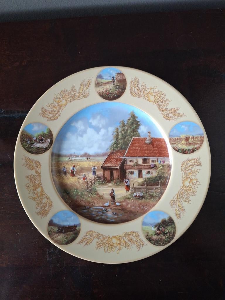 Seltmann Weiden Jaarplaat "Korente" 1989 - Christian Lückel, Antiek en Kunst, Antiek | Wandborden en Tegels, Ophalen of Verzenden