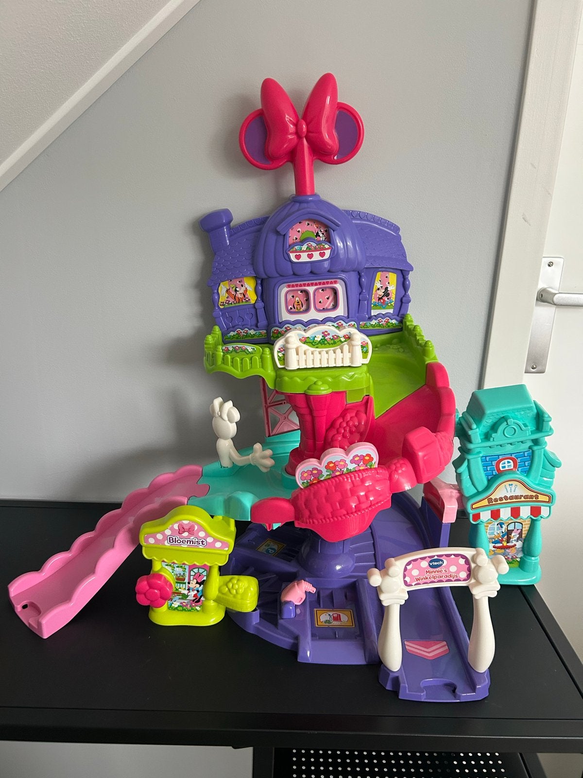 VTech Toet Toet Auto's Minnie's Winkelparadijs met auto's, Ophalen of Verzenden, Zo goed als nieuw, Jongen of Meisje