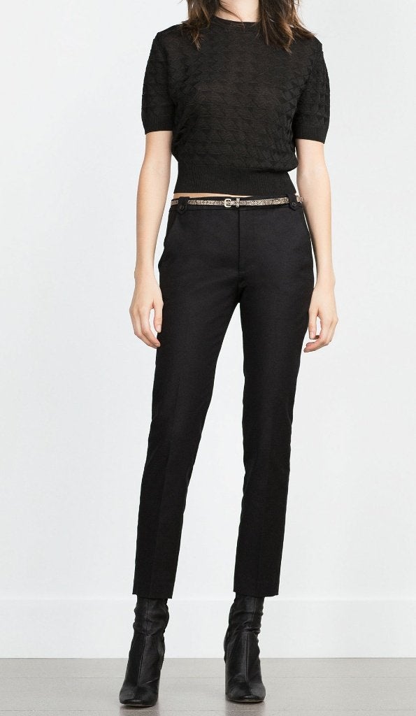 Zara klassieke zwarte kostuumbroek broek maat 38, Maat 38/40 (M), Nieuw, Ophalen of Verzenden, Lang