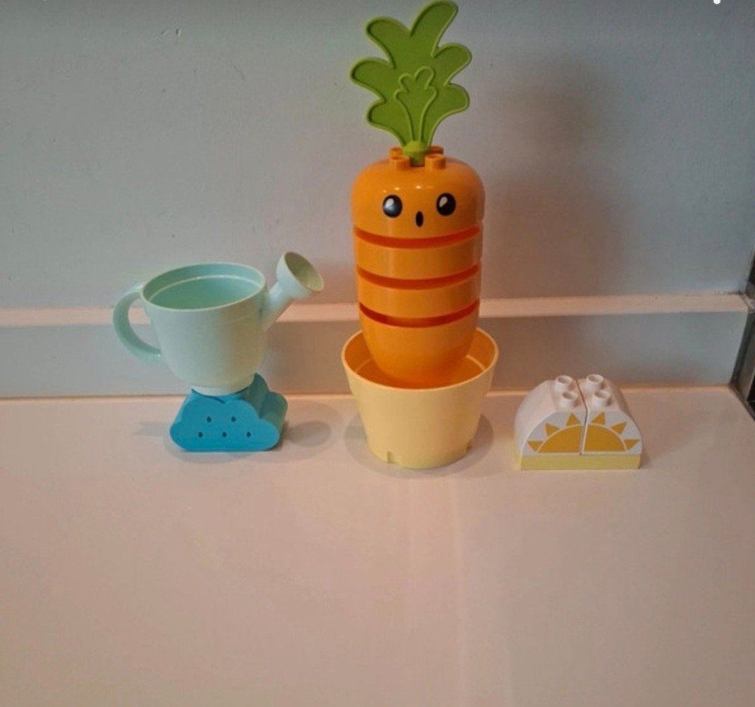 Lego Duplo Mijn Groeiende Wortel set, Overige thema's, Ophalen of Verzenden, Zo goed als nieuw, Compleet