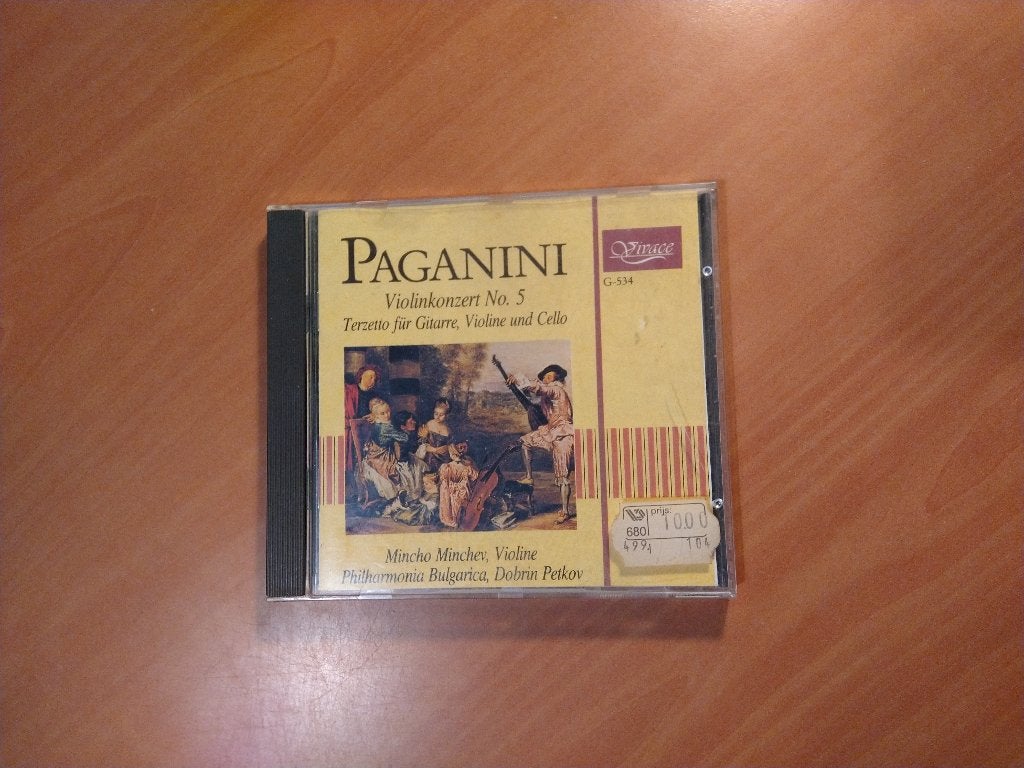 CD Paganini. Violinkonzert No. 5, Ophalen of Verzenden, Barok, Zo goed als nieuw, Orkest of Ballet