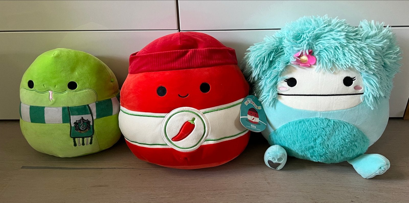 8 Squishmallows Knuffels - Diverse Collectie, Groen, Klein (minder dan 20 cm), Squishmallow, Hond