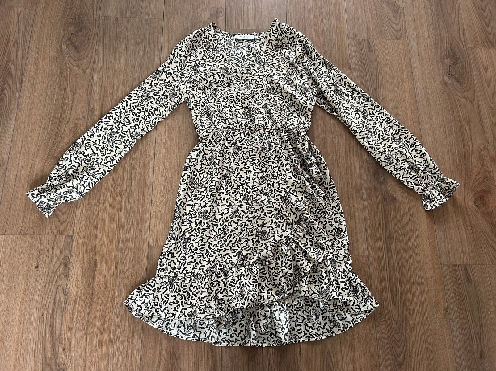 Costes jurk maat S, Beige, Ophalen of Verzenden, Zo goed als nieuw, Maat 36 (S)