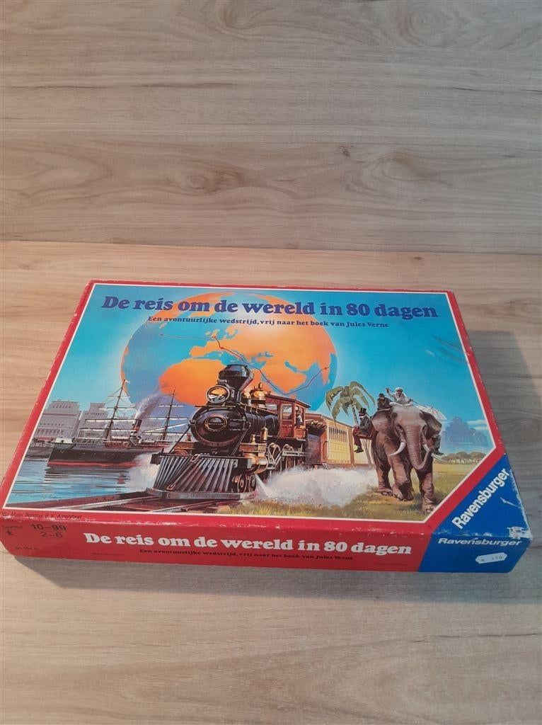 de reis om de wereld in 80 dagen - s5967, Hobby en Vrije tijd, Gezelschapsspellen | Bordspellen, Verzenden, Zo goed als nieuw
