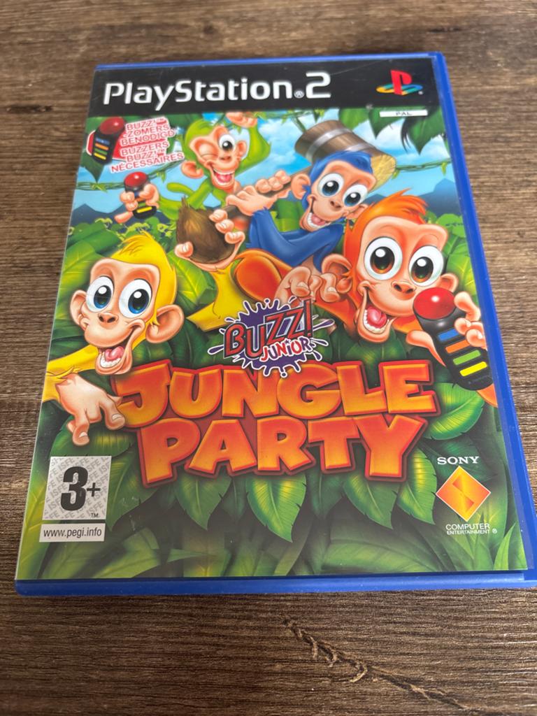 Buzz! Junior: Jungle Party (PS2) met Buzzers, Spelcomputers en Games, Games | Sony PlayStation 2, Overige genres, Eén computer