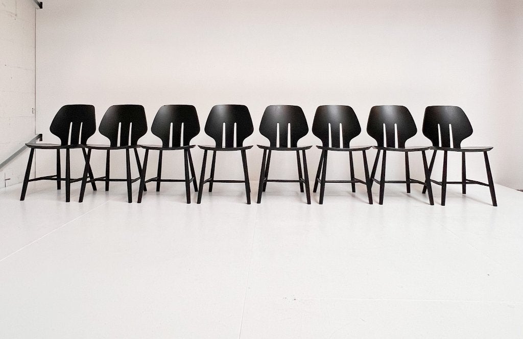 Ejvind Johansson J67 stoel voor FDB Mobler (per stuk), FDM Mobler, Gebruikt, Zwart, Design