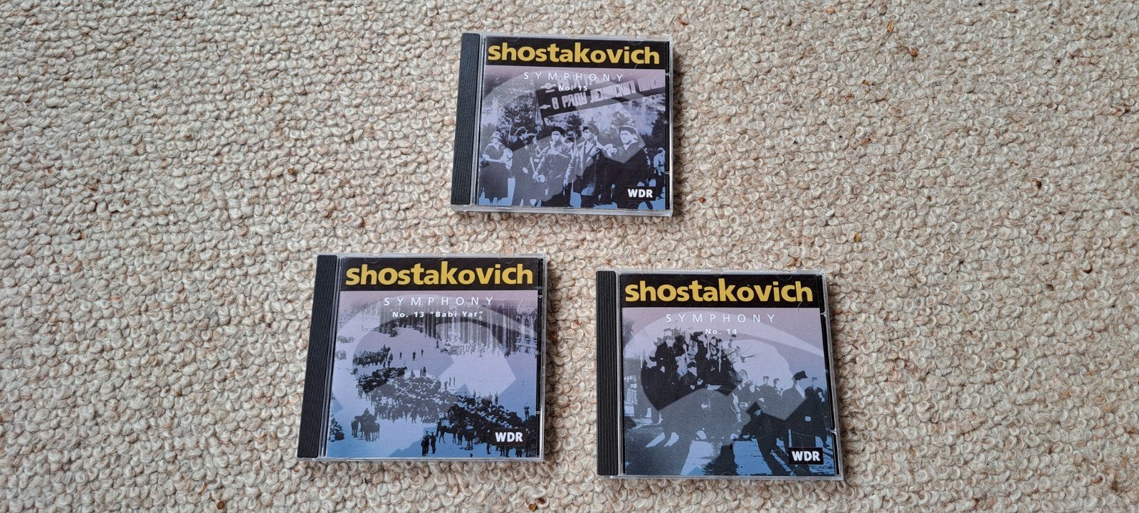 Shostakovich Symfonie CD's - WDR, Ophalen, Gebruikt, Symfonie, Overige componisten