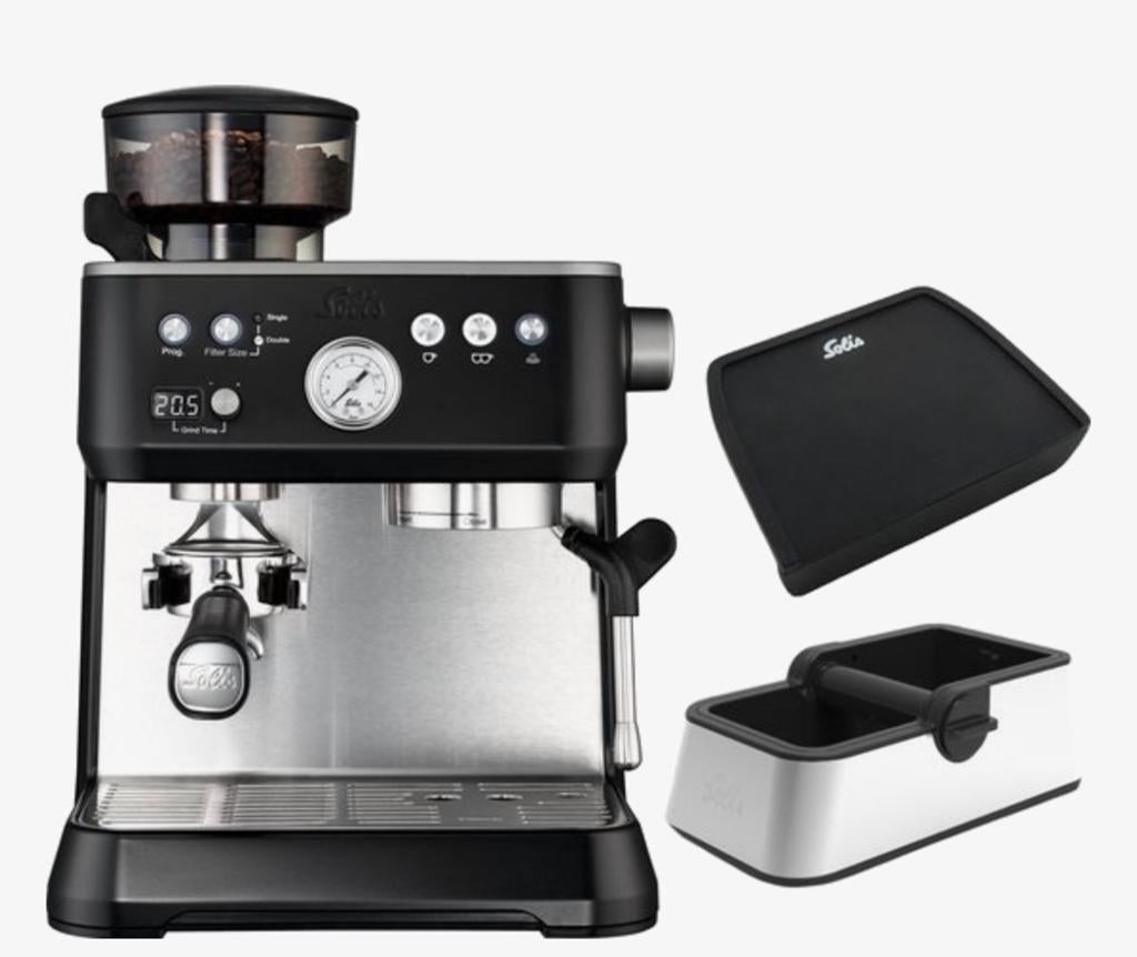 Solis Barista Perfetta Plus Espressomachine met bonenmaler, Witgoed en Apparatuur, Koffiezetapparaten, Afneembaar waterreservoir