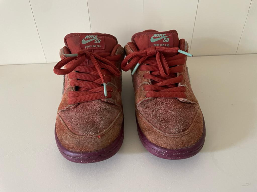Nike SB Dunk Low 'Dusty Peach' - Maat 37,5, Ophalen of Verzenden, Gedragen, Overige kleuren, Sneakers of Gympen