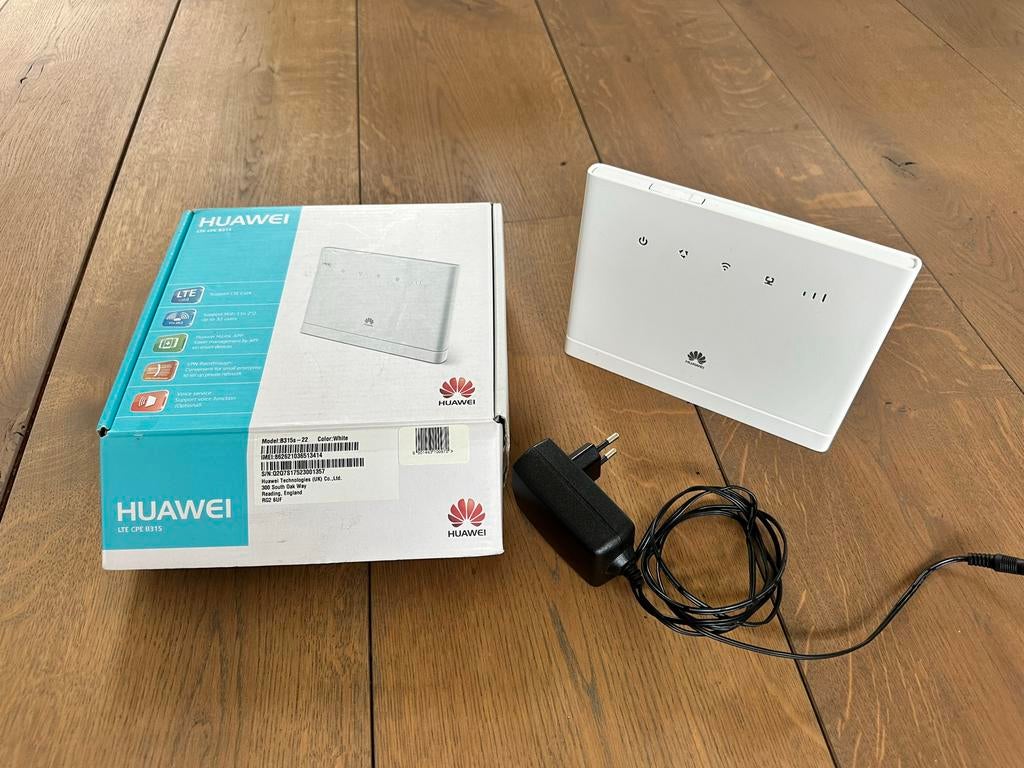 Huawei LTE CPE B315 Router, Computers en Software, Routers en Modems, Ophalen of Verzenden, Zo goed als nieuw, Router