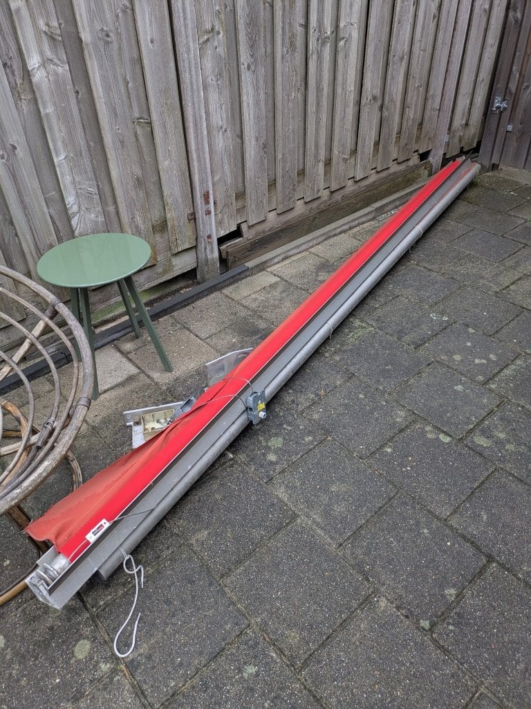 Aluminium (zonnescherm), Tuin en Terras, Ophalen, Gebruikt, 150 tot 300 cm, 250 cm tot 450 cm