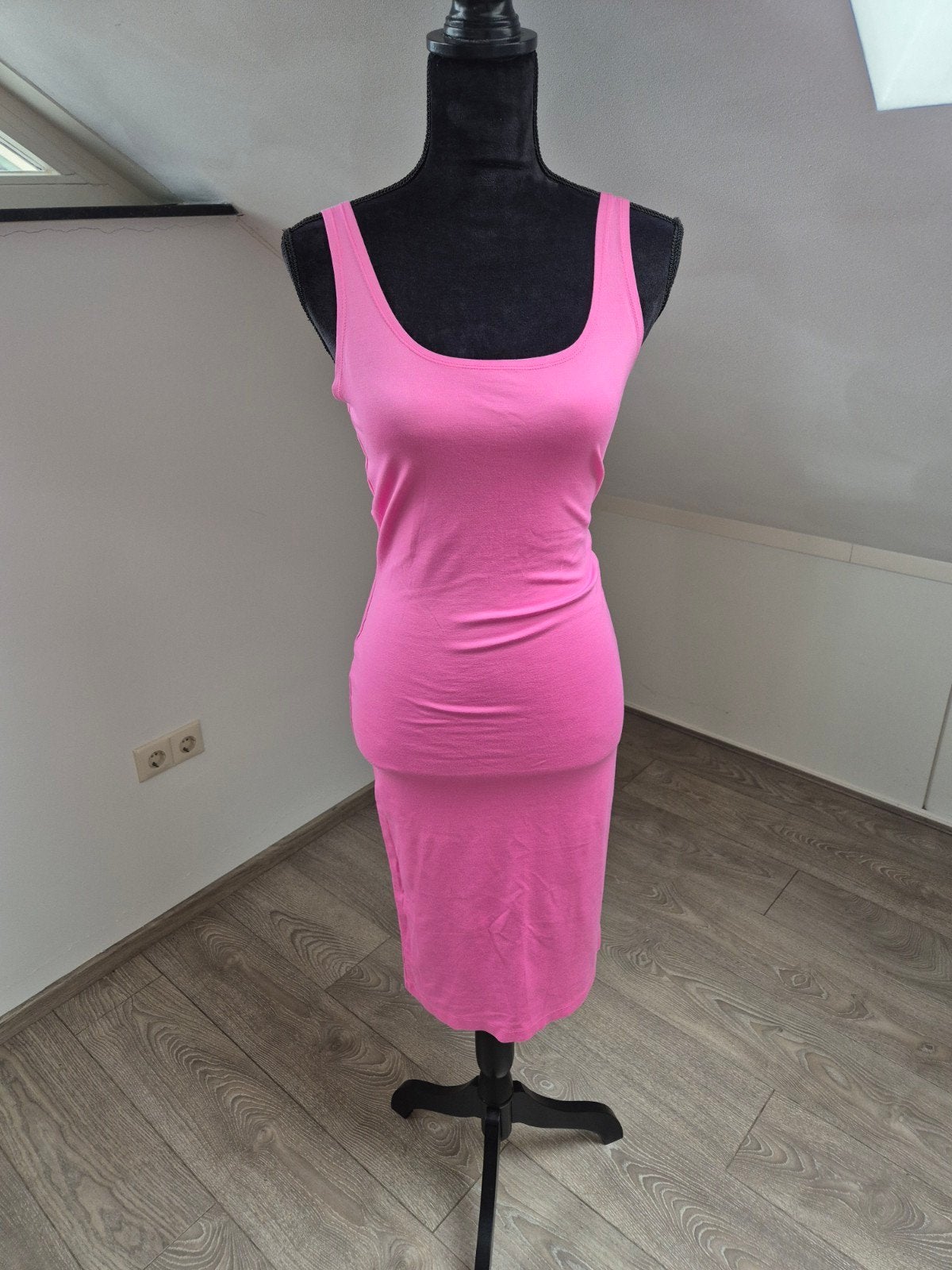 Roze jurk. Maat 38, Maat 38/40 (M), Verzenden, Zo goed als nieuw, Roze