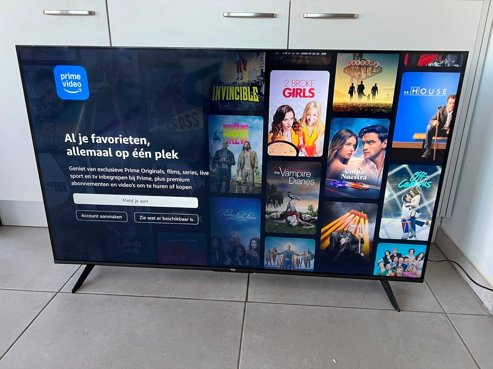 55 Inch TCL TV Prima Staat, Overige merken, LED, 50 Hz, Ophalen of Verzenden