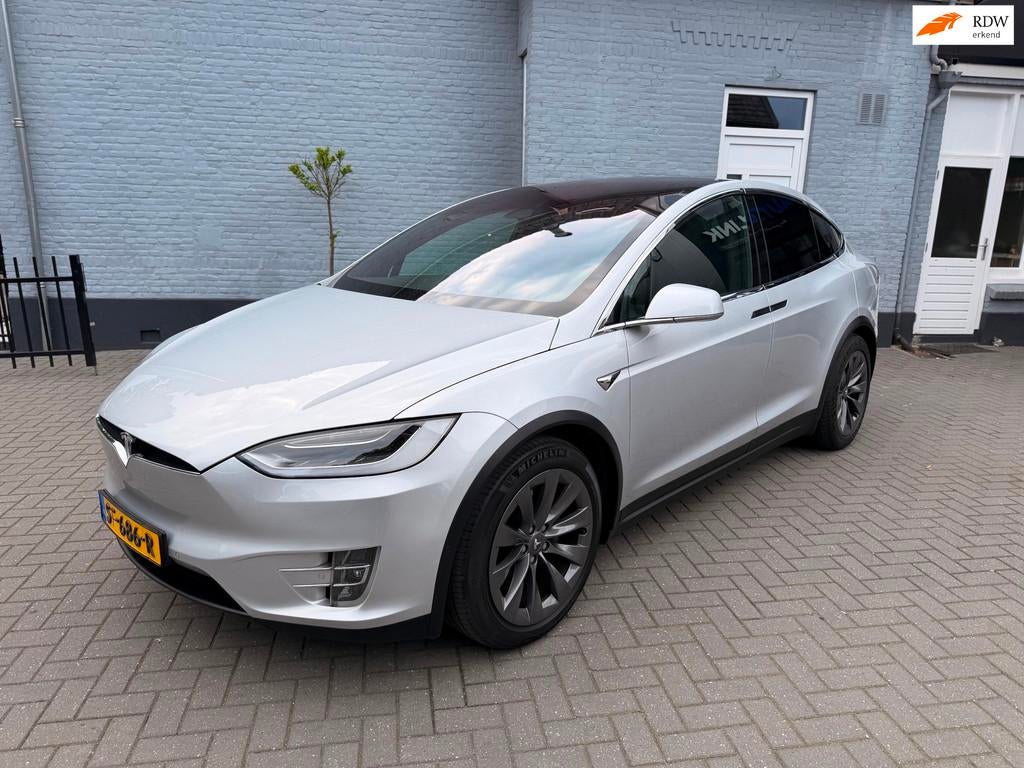Tesla Model X 75D Base | AUTOPILOT | PANO | LEDER | ORG NL |, Auto's, Tesla, Bedrijf, Te koop, Model X, 360° camera, 4x4, ABS