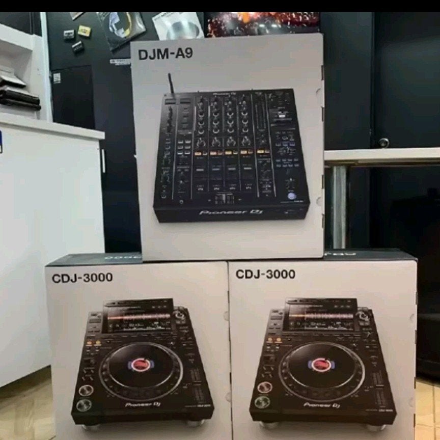 Pioneer DJ Set: 2x CDJ-3000 & 1x DJM-A9 - ZGAN