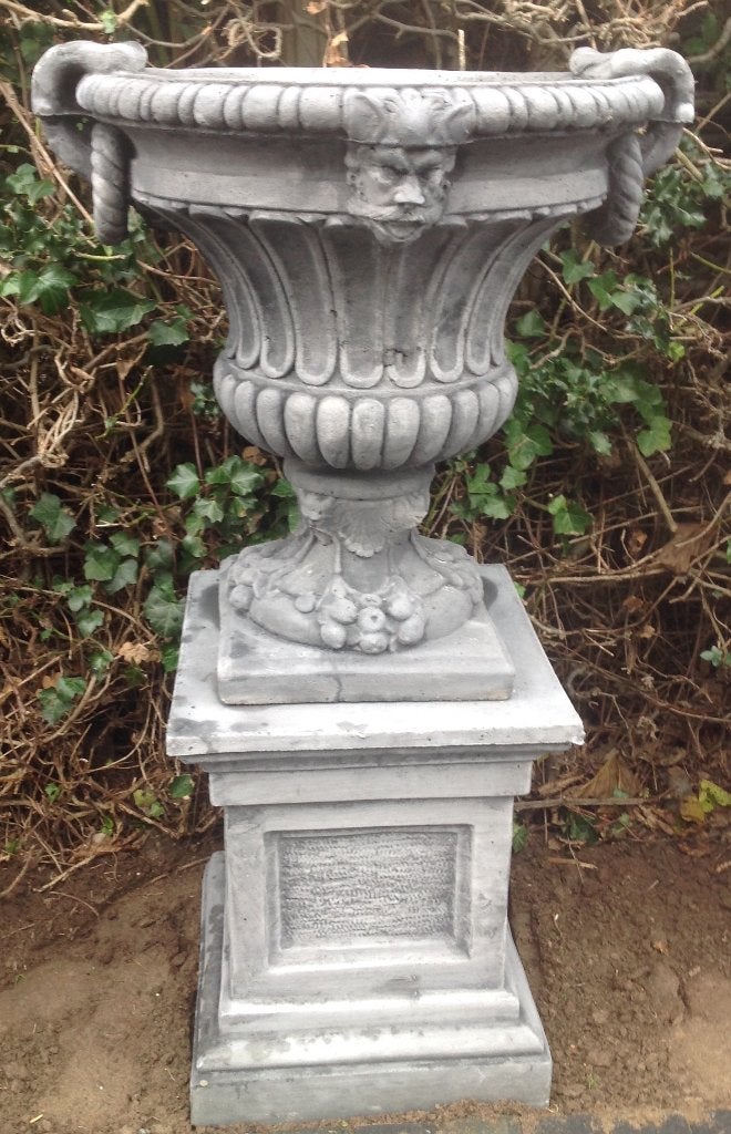 Hele mooie grote set pot en sokkel venezia., Ophalen, 40 cm of meer, Rond, Binnen