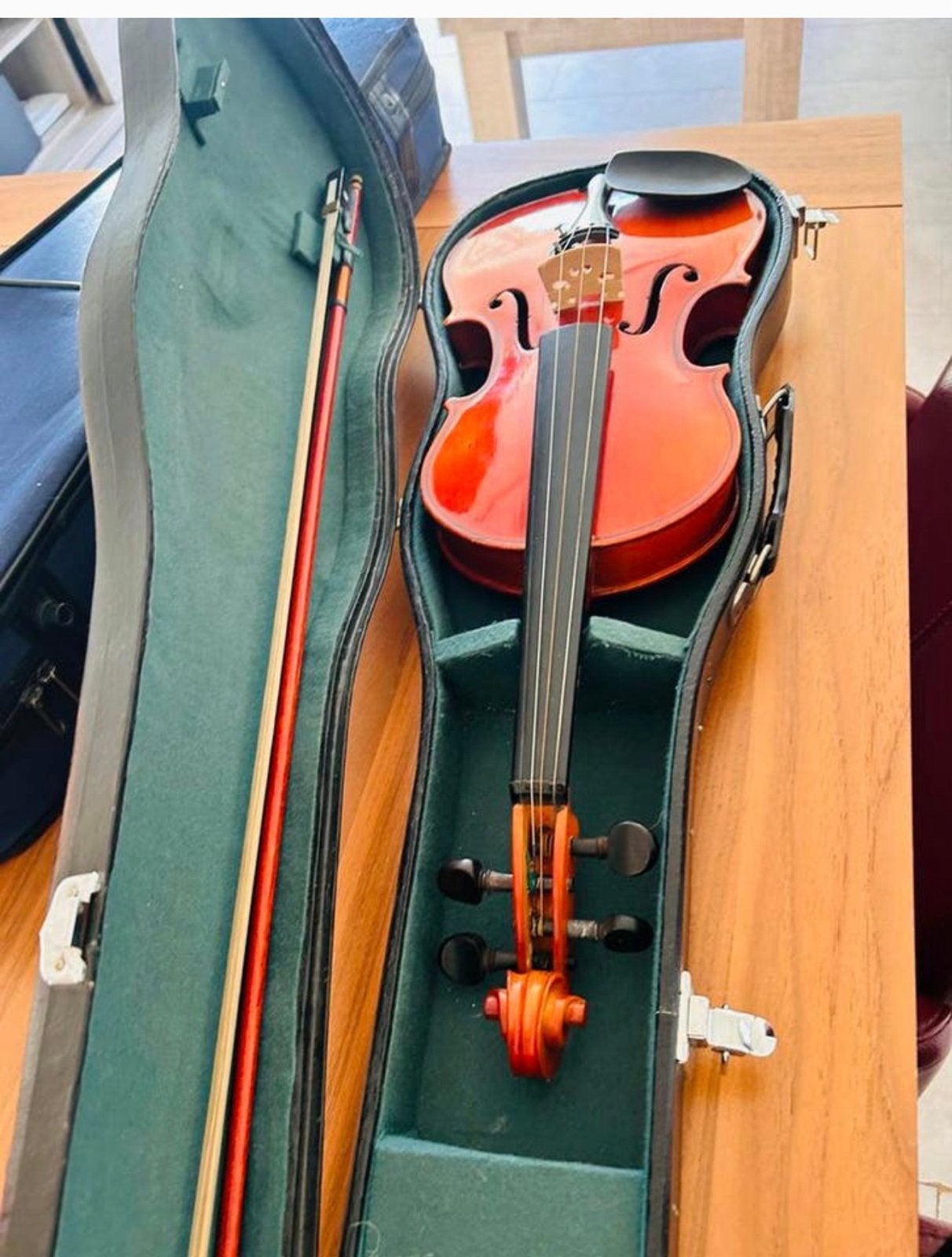 3/4 Viool complete set met koffer en strijkstok, 3/4-viool, Viool, Ophalen of Verzenden, Zo goed als nieuw