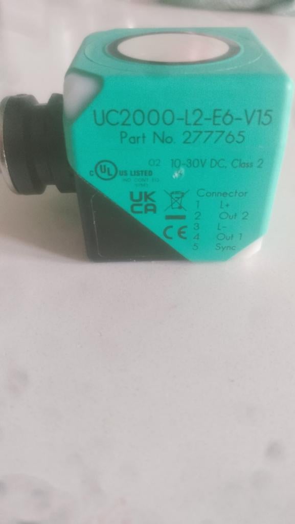 Pepperl+Fuchs UC2000-L2-E6-V15 Ultrasone Sensor, Ophalen of Verzenden