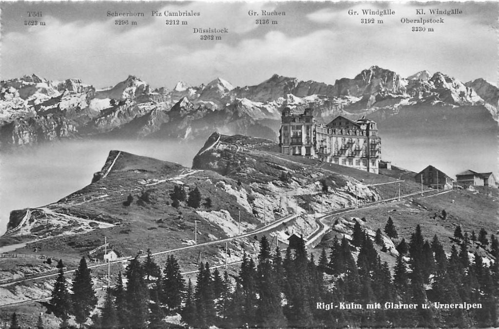 701-457-027 Rigi-Kulm, Ophalen of Verzenden, Voor 1920, Overig Europa