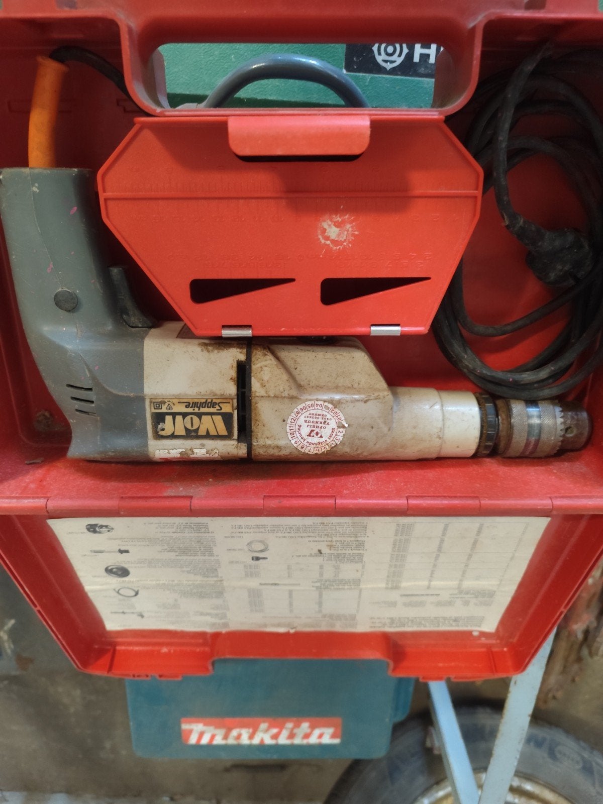 Wolf Klopboormachine - Model 2310 W 500, Ophalen of Verzenden, Gebruikt, Boormachine, Variabele snelheid