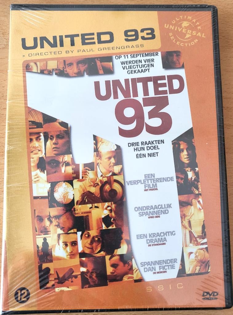 United 93 (2006) Christian Clemenson - Nieuwe gesealde dvd, Vanaf 12 jaar, Ophalen of Verzenden, Nieuw in verpakking, Actiethriller