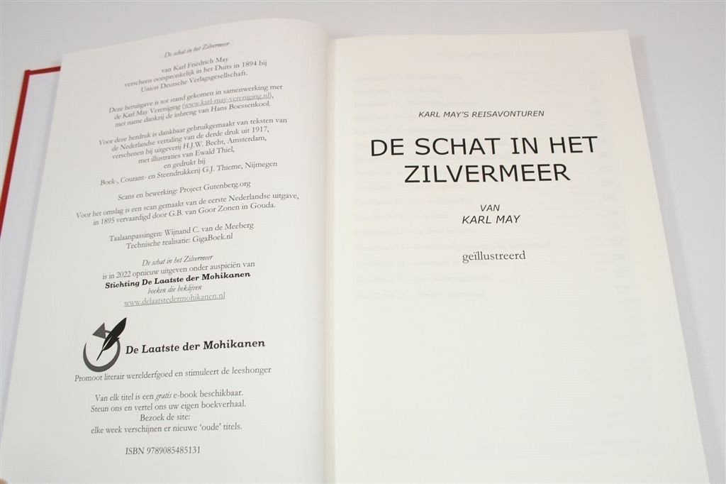 Schat In Het Zilvermeer — Karl May Reisavonturen — Hardcover, Boeken, Ophalen of Verzenden, Zo goed als nieuw