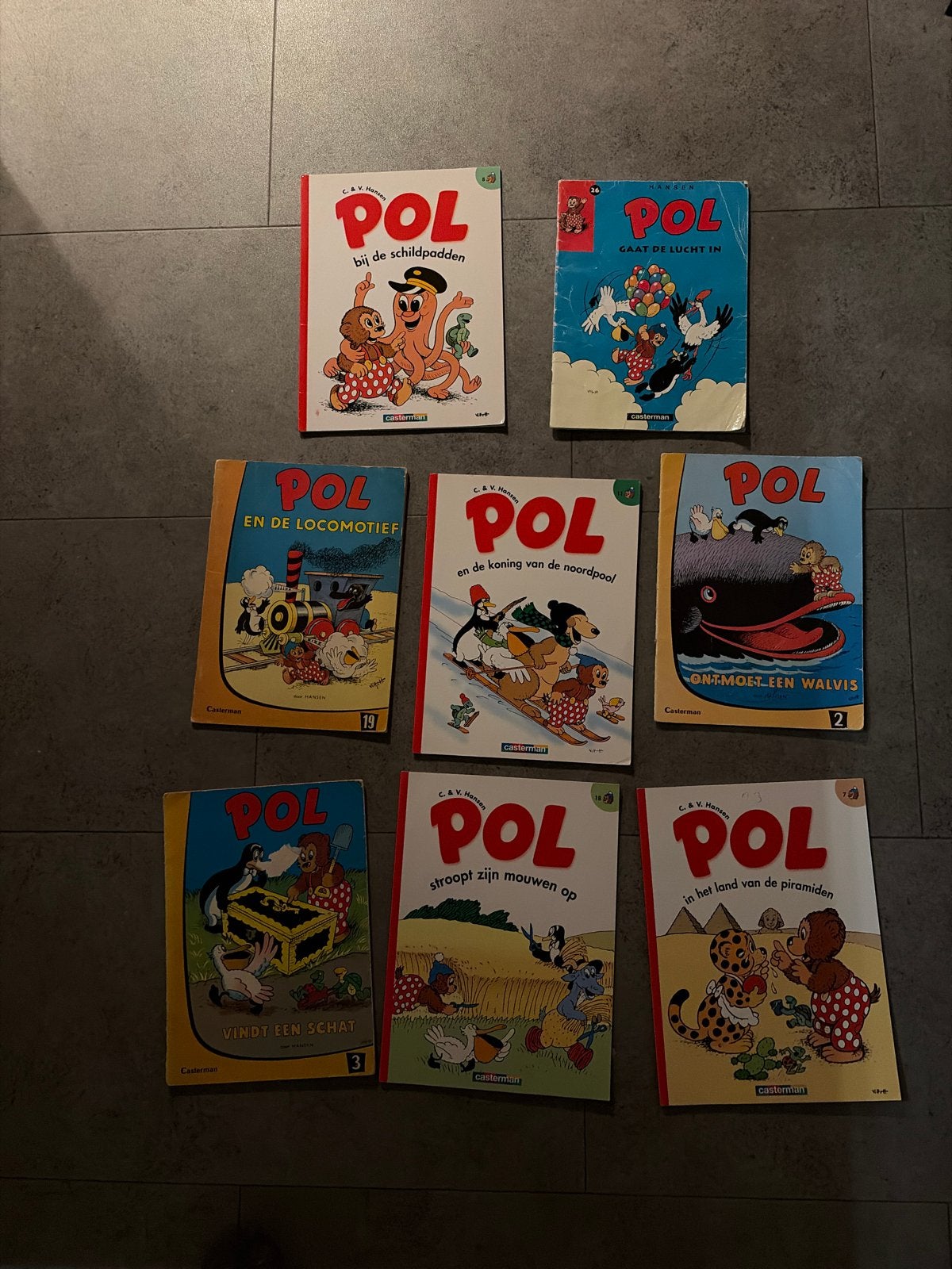 8 Pol stripboeken - voor de liefhebber, Boeken, Ophalen of Verzenden, Gelezen, Fictie algemeen