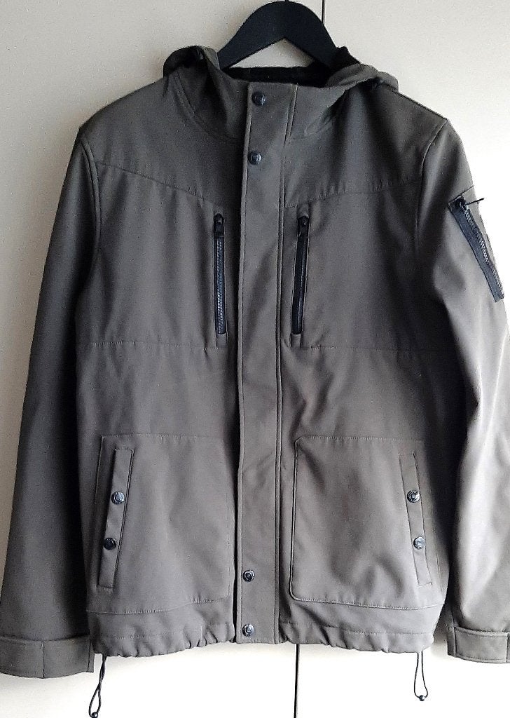 STANGATA, grijsgroen heren jack, mt XL, Kleding | Heren, Stangata, Maat 56/58 (XL), Ophalen of Verzenden, Gedragen
