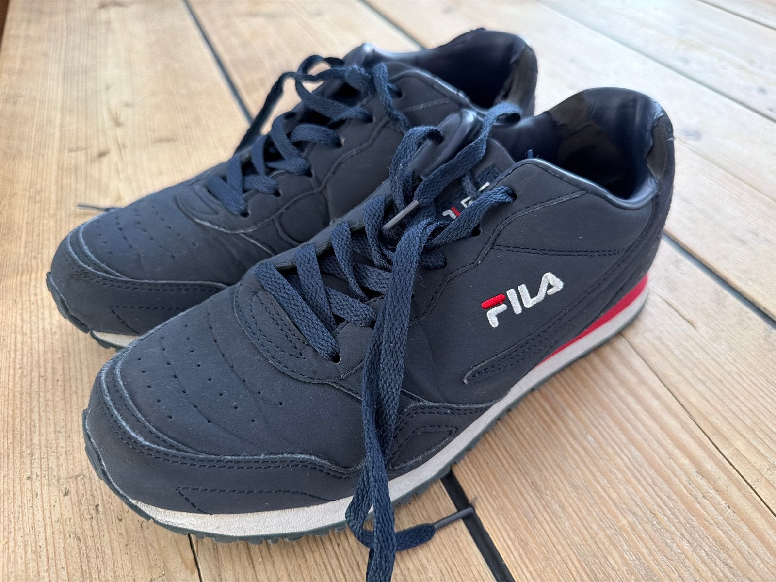 Fila sneakers maat 40, Ophalen of Verzenden, Gedragen, Blauw, Sneakers of Gympen
