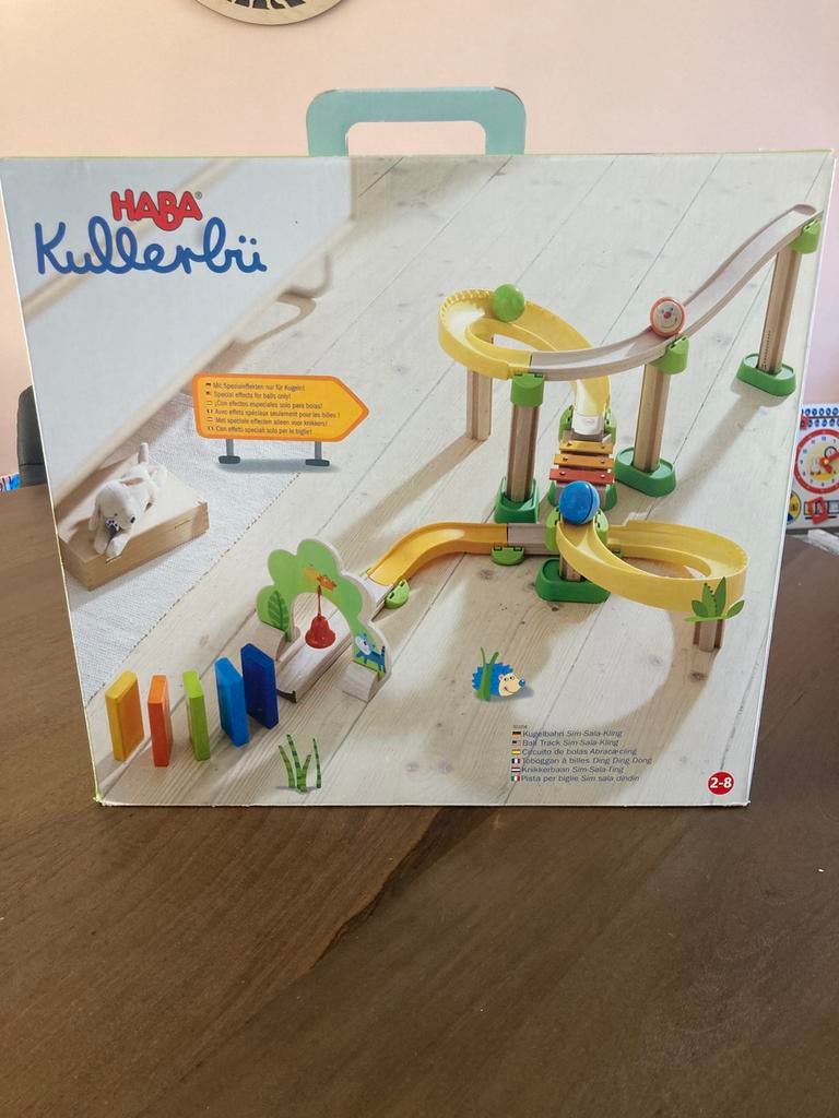 Haba Kullerbü KNIKKERBAAN  “sim sala ting” +aanvulling, Ophalen of Verzenden, Zo goed als nieuw