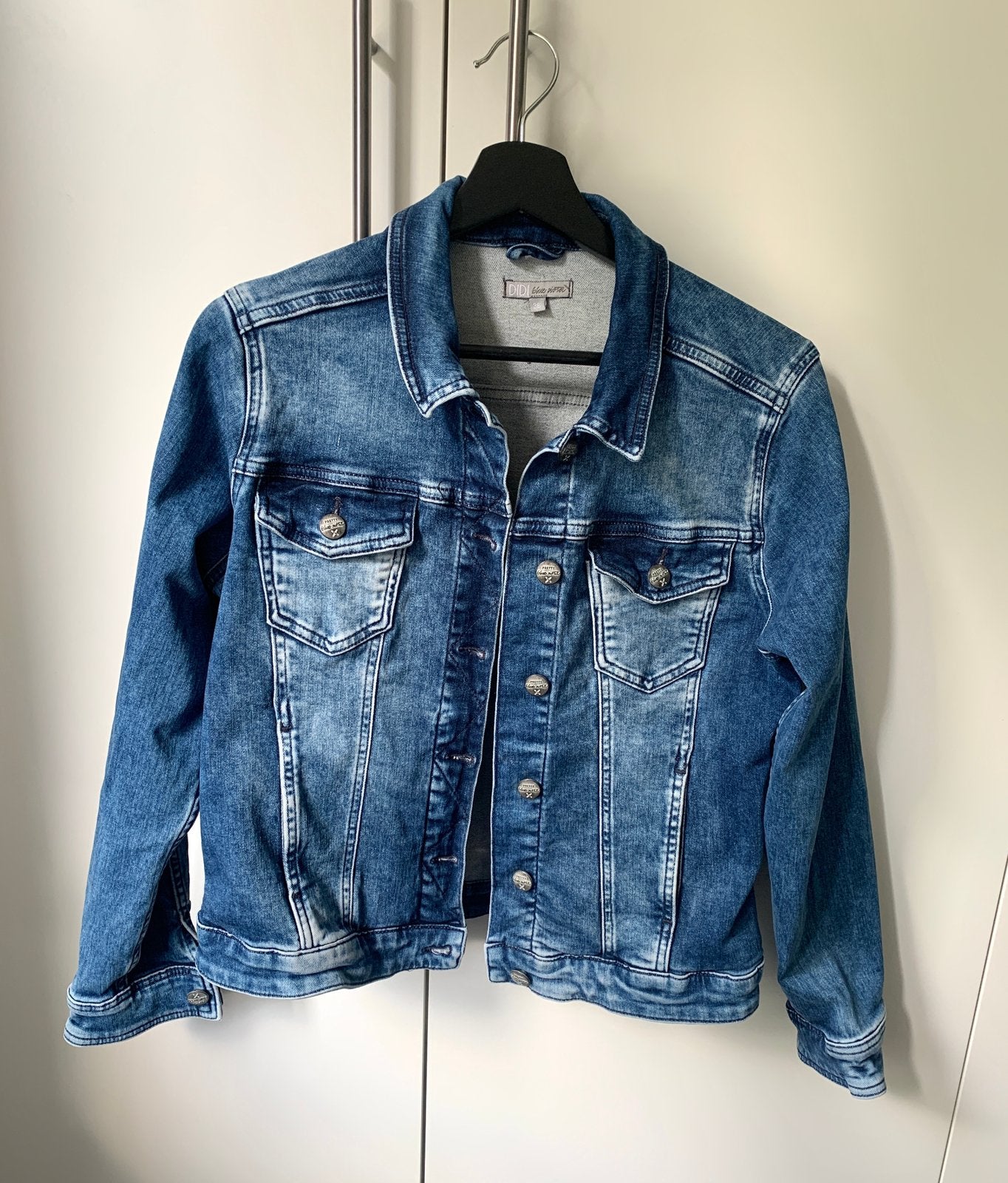 Didi blauwe spijkerjas maat M (38), Ophalen of Verzenden, Zo goed als nieuw, Maat 38/40 (M), Blauw