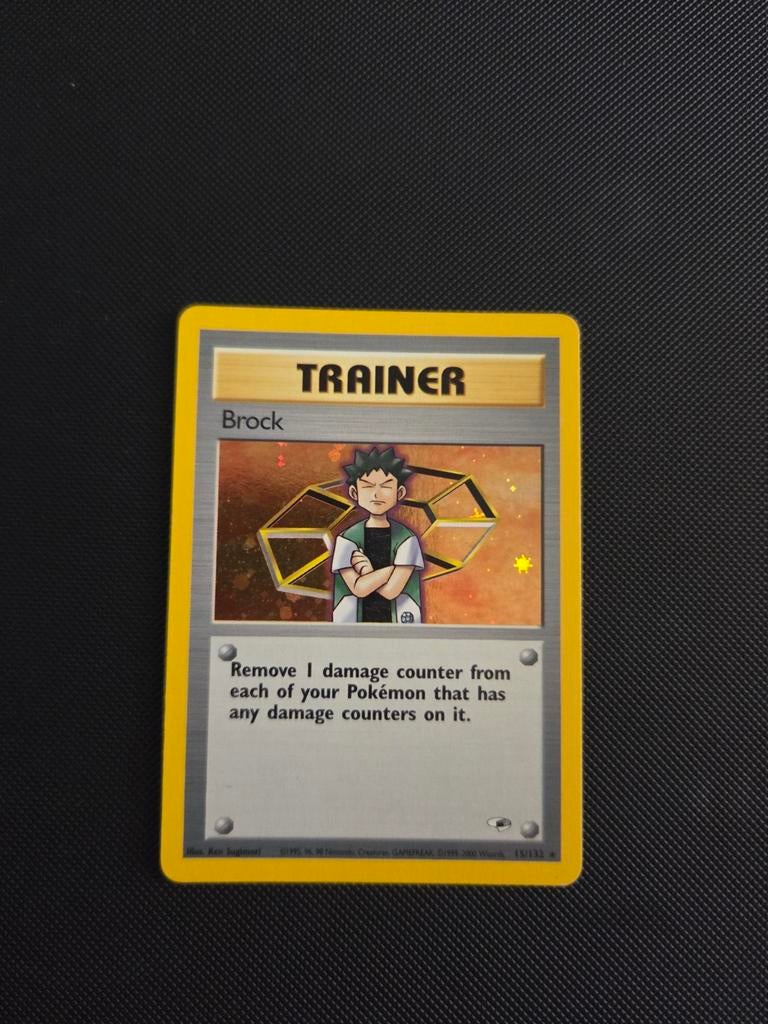Brock holo - Gym Heroes (exc staat), Ophalen of Verzenden, Zo goed als nieuw