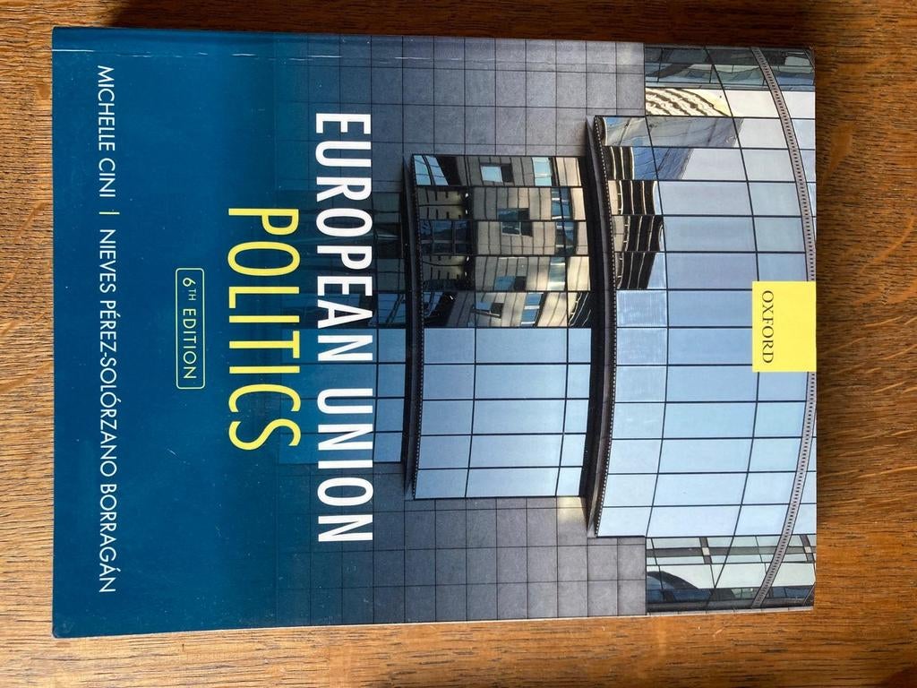 European Union Politics 6e - Cini & Pérez-Solórzano Borragán, Michelle Cini, Europa, Ophalen of Verzenden, Zo goed als nieuw