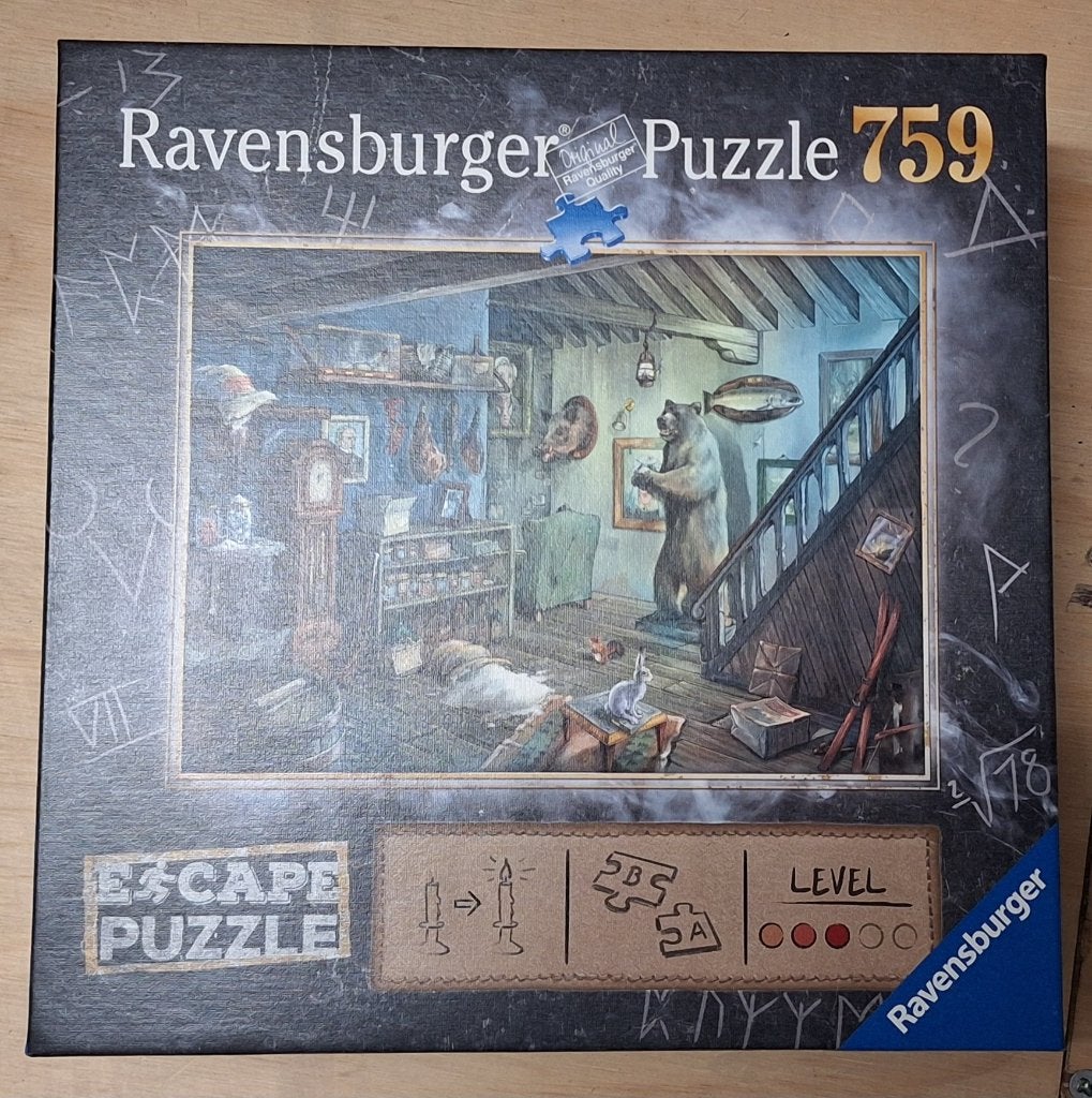 Ravensburger Escape Puzzel, Ophalen of Verzenden, 500 t/m 1500 stukjes, Zo goed als nieuw, Legpuzzel