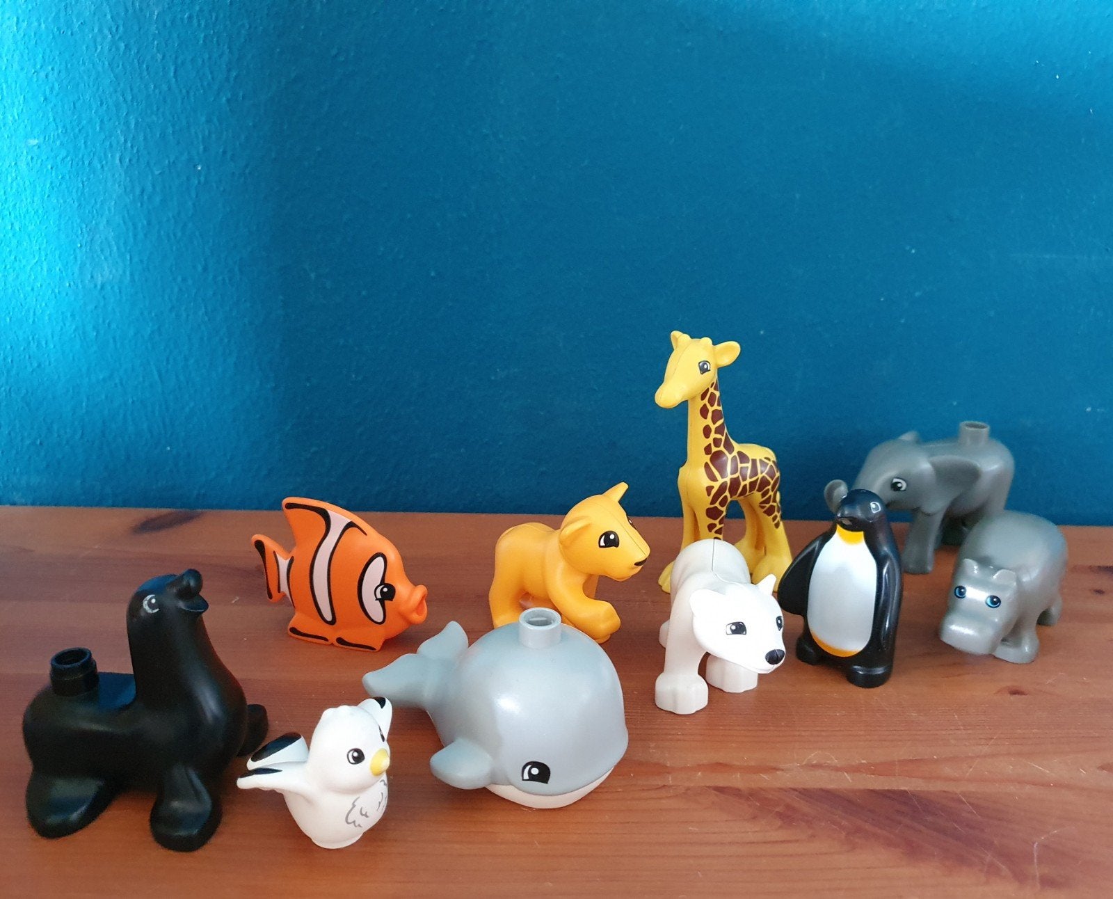 Duplo Dieren safari zee pool dierentuin, Ophalen of Verzenden, Zo goed als nieuw, Duplo