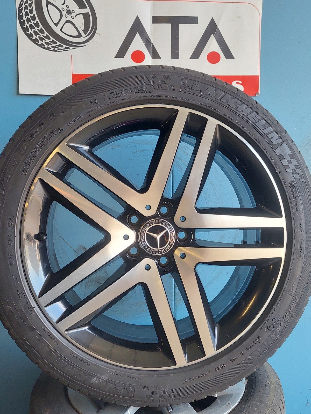 19 inch Mercedes V Klasse Vito W447 AMG velgen, 19 inch, Banden en Velgen, Ophalen of Verzenden, Zomerbanden