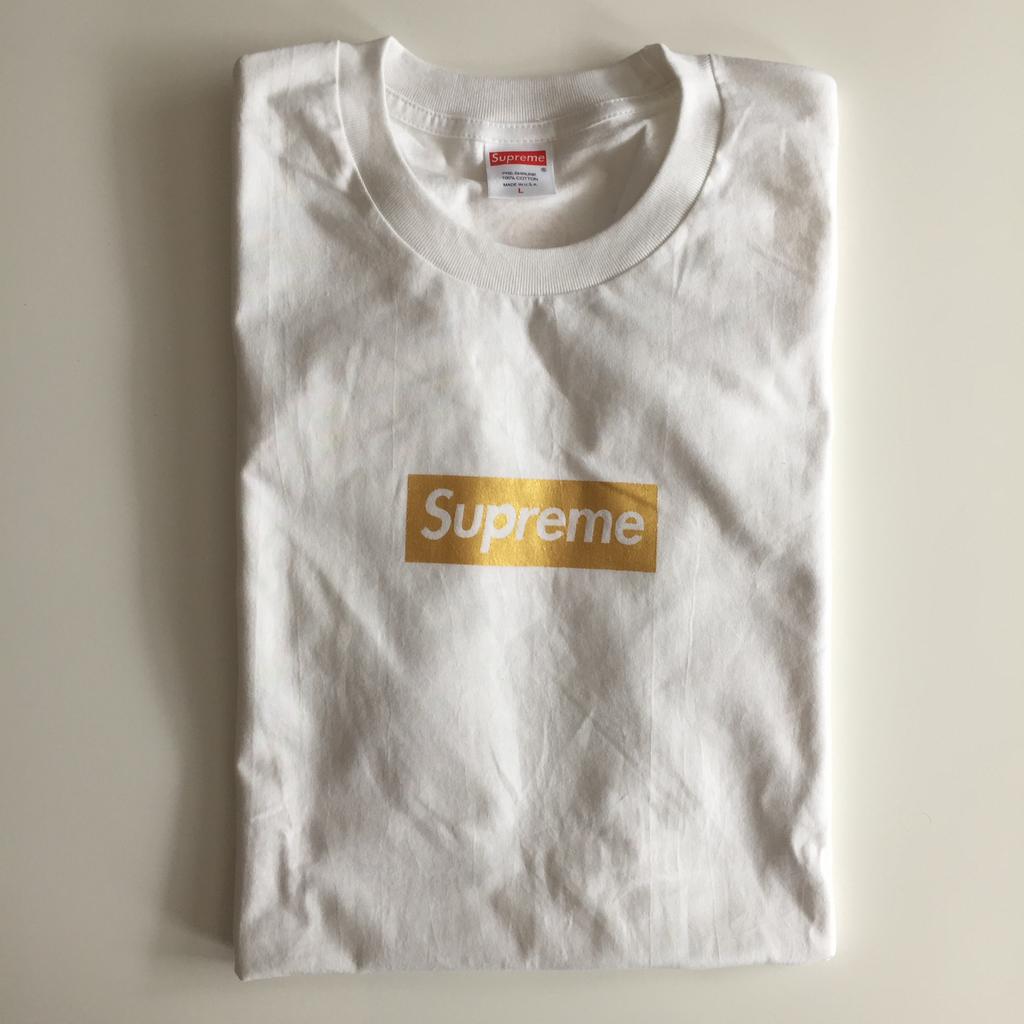 Witte Supreme Nagoya box logo tee t-shirt t maat L large, Ophalen of Verzenden, Nieuw, Maat 52/54 (L), Wit