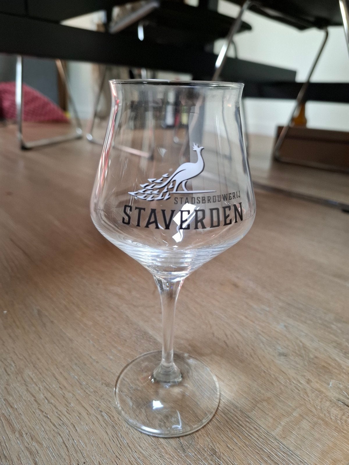Stadsbrouwerij Staverden Bierglas, Ophalen, Zo goed als nieuw, Overige merken, Glas
