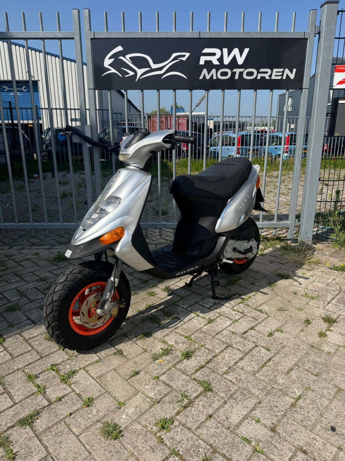 Gilera Stalker 50cc 2t, Fietsen en Brommers, Scooters | Piaggio, Zo goed als nieuw, Overige modellen, Maximaal 45 km/u, Tweetakt