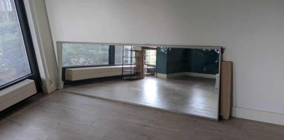 Grote spiegeldeur (244x80cm) - Kast schuifdeur of wandspiege, Huis en Inrichting, Woonaccessoires | Spiegels, Ophalen of Verzenden