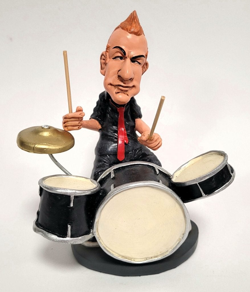 Tre Cool Green Day beeldje by Warren Stratford deco beeld, Info@deconoord.nl, Deco Noord, Nieuw, Ophalen of Verzenden