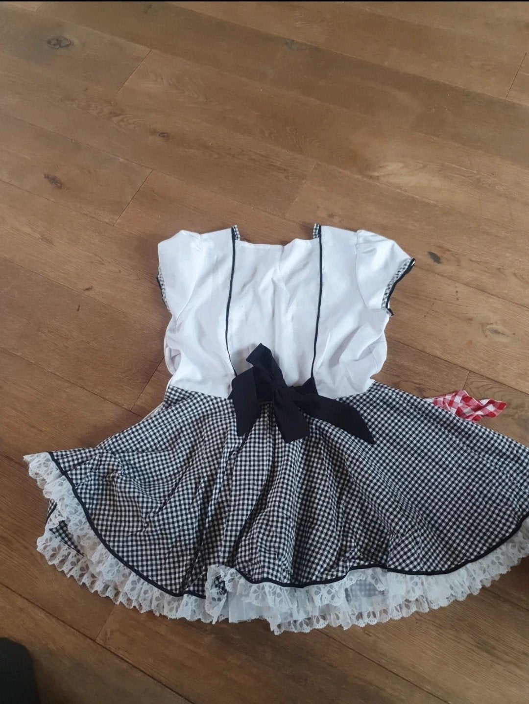 Geinig koksjurkje met mutsje, Ophalen of Verzenden, Zo goed als nieuw, Maat 42/44 (L), Carnaval