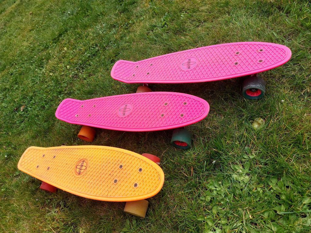 3st. Penny board, Ophalen of Verzenden, Gebruikt, Skateboard, Longboard
