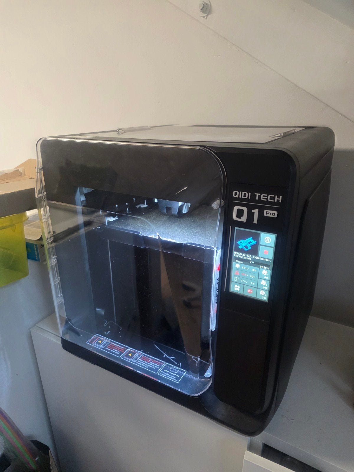 QIDI TECH Q1 Pro 3D-printer - Zo goed als nieuw, Computers en Software, 3D Printers, Zo goed als nieuw, Filament, Ingebouwde Wi-Fi