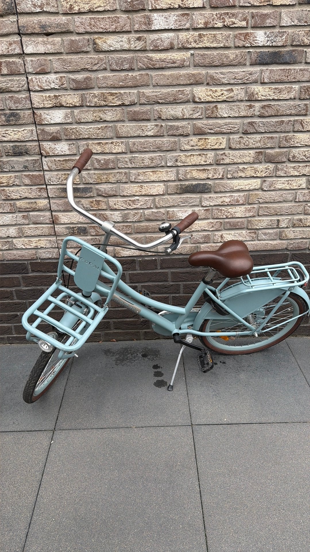 Kinder fiets, Fietsen en Brommers, Fietsen | Meisjes, Ophalen, Gebruikt, 22 inch, Handrem