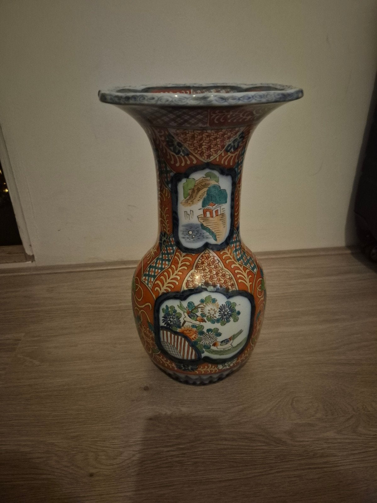 Antieke Japanse Imari Vaas - Handgeschilderd, Ophalen of Verzenden